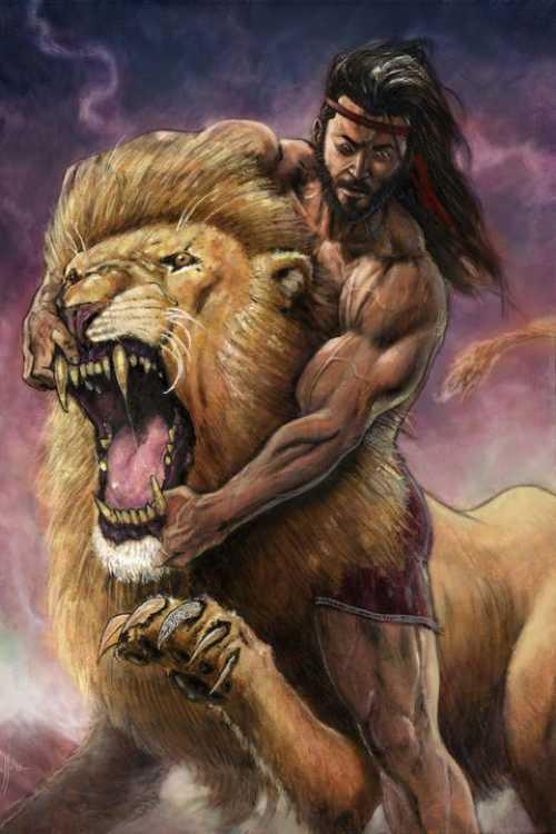 Hercule et le Lion de Némée