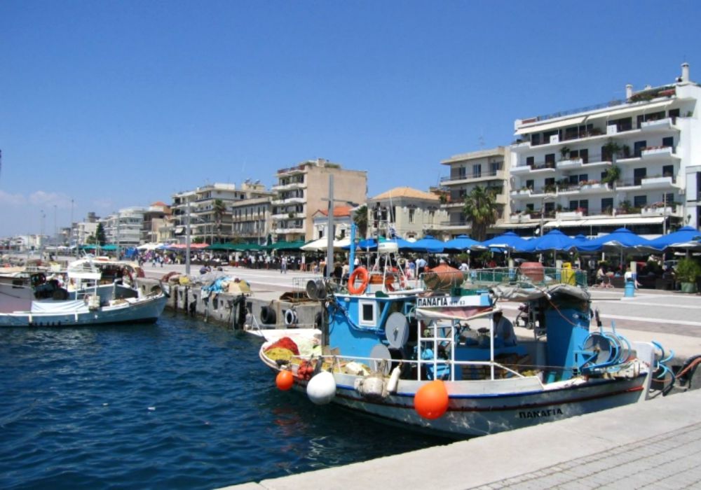 Port de pêche de Kalamata Messénie Péloponnèse Grèce