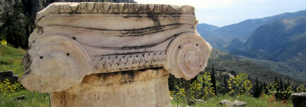 Colonne site de Delphes inscrit au patrimoine Unesco - img 6954 b
