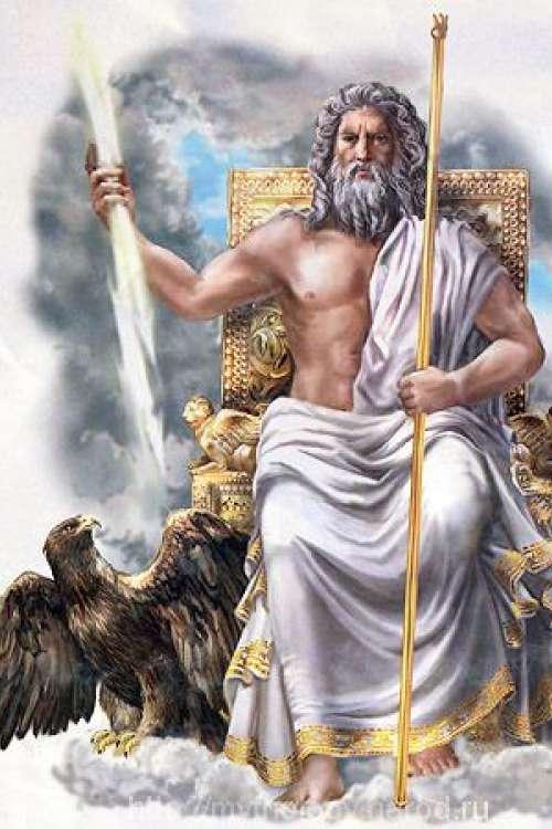 Zeus sur le trône - Mythologie Grecque